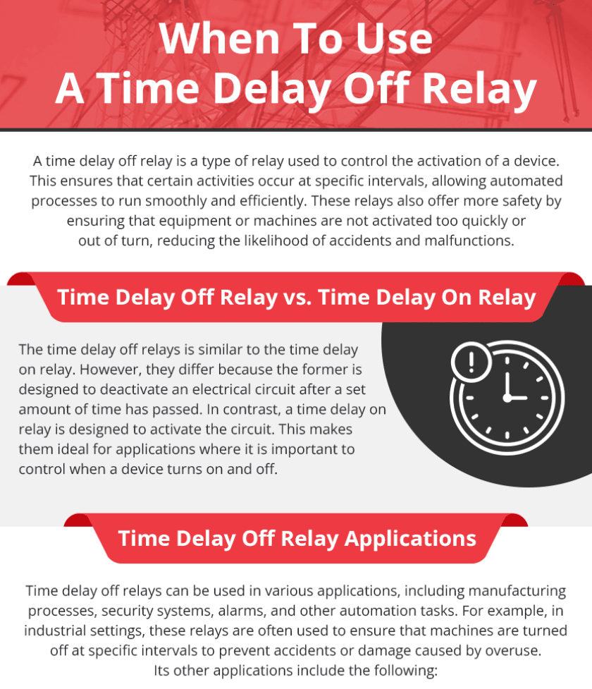 When To Use A Time Delay Off Relay